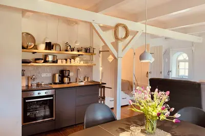 Image de Appartement avec lit alcôve près de la mer Baltique à Habernis