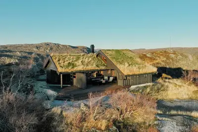 Image de Chalet de montagne avec vue panoramique à Ljosland