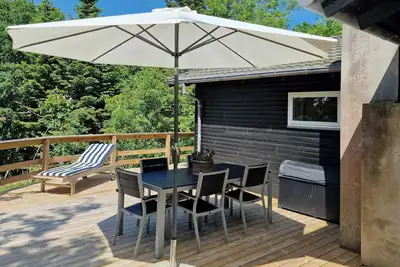 Image de Maison de vacances à Skovgårde avec vue sur la forêt