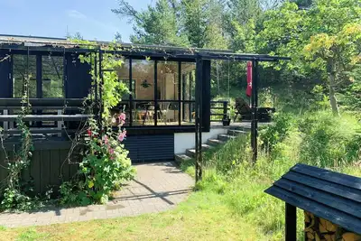 Image de Cabane en rondins avec vue panoramique près de Blokhus