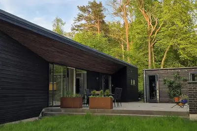 Image de Maison d'architecte moderne au bord du lac à Helgenæs