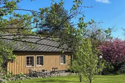 Image de La grange Halland de Paulina dans les forêts de hêtres d'Åkulla