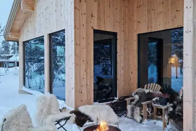 Image de Chalet situé au centre de la ville de montagne de Hovden