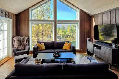 Image de Cabane au bord de la rivière Otra avec emplacement pour feu de camp et abri
