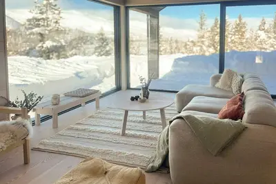 Image de Chalet à Hallbjønnsekken avec vue sur Spafjell