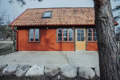 Image de Maison avec vue sur la mer et les prairies à Ytterön