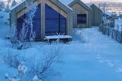 Image de Chalet moderne près du lac Auersvatn et des pistes de ski