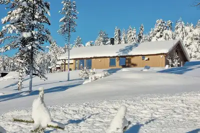 Image de Cabane moderne avec vue panoramique sur Bringsfjellet