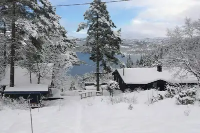 Image de Chalet de montagne avec vue sur Juvatn