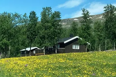 Image de Cabane de montagne simple dans un hameau d'alpage actif près de Vinstra
