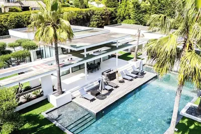 Image de Villa californienne avec 2 piscines à Mougins