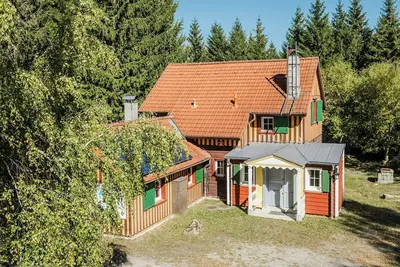 Image de Ferme historique avec vue sur le Brocken dans le Harz