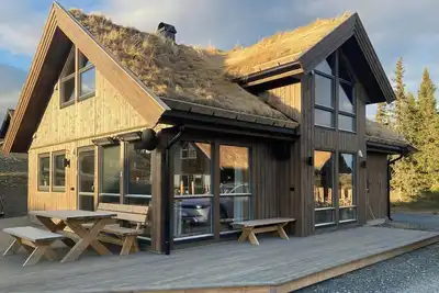 Image de Cabine familiale avec vue sur Skeikampen