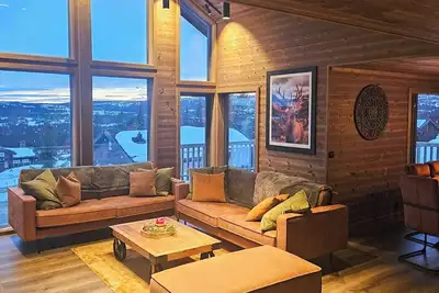 Image de Luxueux chalet familial au bord des pistes de ski