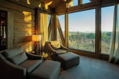 Image de Cabane en rondins fabriquée à la main à Golsfjellet