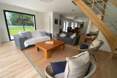 Image de Maison de vacances « Riantec » avec terrasse privée, jardin privé et Wi-Fi