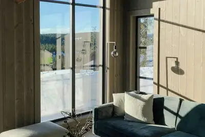 Image de Cabane moderne sur les pistes de ski de Skeikampen