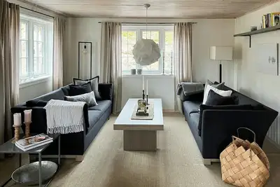 Image de Cabine design avec vue panoramique à Hovden