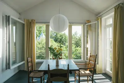 Image de Loft avec vue sur la Havel dans une ancienne remise historique