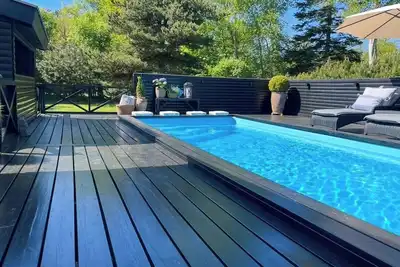 Image de Maison de vacances avec piscine entre plage et forêt