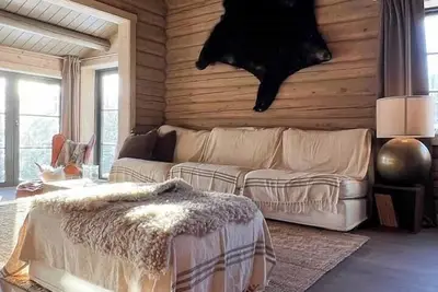 Image de Cabane en rondins près des pistes de ski à Oppdal