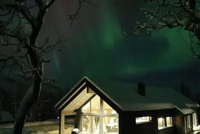 Image de Cabane familiale avec annexe à Haglebu