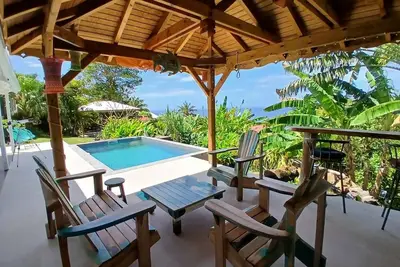 Image de Villa Mélodie | Oasis tropicale Piscine et vue Mer