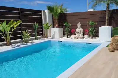 Image de La Casa del Sol de Kirsten heated private pool, jacuzzi in Vistabella Golf