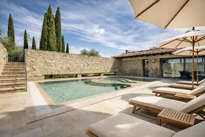 Image de Villa Tabaccaia with private pool.