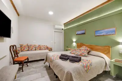 Image de Ferme « Al Campo Del Nocciolo Agriturismo » avec vue sur la montagne, Wi-Fi et climatisation