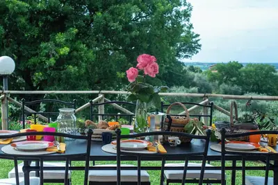 Image de Maison de vacances privée avec piscine privée, Wifi, climatisation, Tv, patio, animaux admis