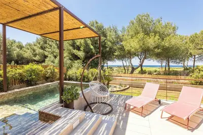 Image de Belle maison de vacances privée avec piscine privée, Wifi, climatisation, Tv, patio, animaux admis