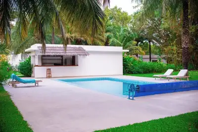 Image de Cap Diola – Villa contemporaine dans Jardin tropical, plage & piscine privée