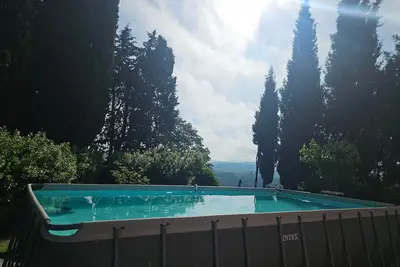 Image de Villa en Ombrie – idéale pour familles, piscine privée, sauna au bois – Amelia