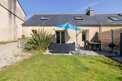 Image de Maison de vacances 'Gîte Aber 3km Plages' avec terrasse privée, jardin et Wi-Fi