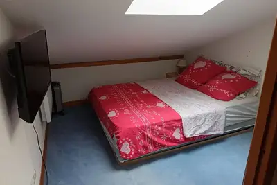 Image de Appartement 'Les Contamines Montjoie' avec vue montagne, terrasse privée et balcon