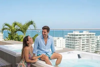 Image de Apto Nuevo Vista al Mar, Rooftop, Jacuzzi, Piscina