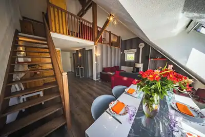 Image de Vielle-aure Le 2 Bers duplex (90 M2)cosy séjour à la montagne ☀️