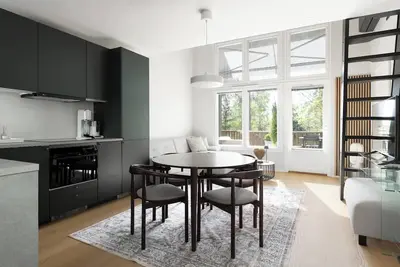Image de Chalet urbain confortable avec sauna, bain à remous et lac à seulement 30 minutes d'Helsinki