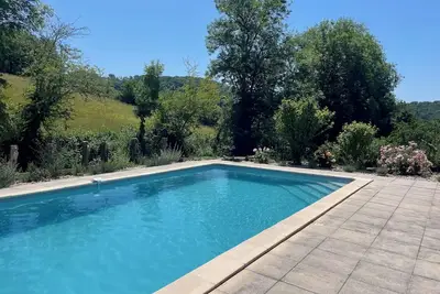 Image de Stylish 1-bedroom cottage in beautiful landscape for relaxing stay - Le Néflier