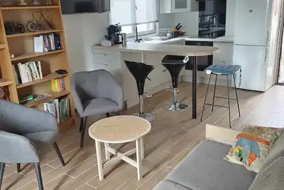 Image de Chalet en bois avec jardin et terrasse