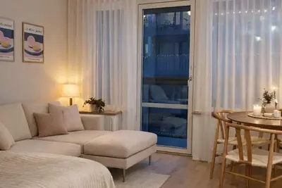 Image de Modern studio with balcony in central Stockholm