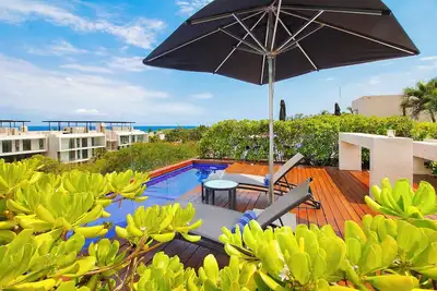 Image de 3br Oasis w/ Private Pool in Playacar for 8
