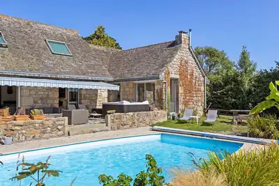 Image de Maison de vacances 'Maison Bringwiller Plage 200m' avec piscine privée et terrasse privée