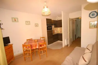 Image de À 30m des pistes de ski, 3ème étage, télévision, 26m², Gourette