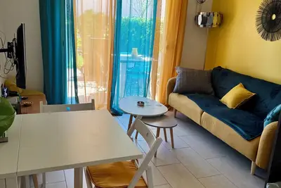 Image de Charmant 3 pièces avec terrasse e jardin Tout équipé Bord de mer et commerces  P