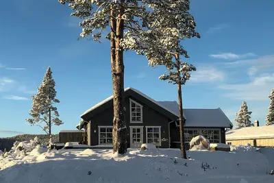 Image de Chalet de montagne moderne sur le terrain de golf de Nesfjellet