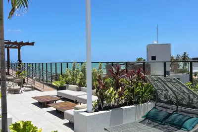 Image de Beachfront in Cabo Branco | Rooftop pool
