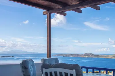 Image de Stunning Mykonos Villa Delos Sunset View -close to beaches and town!