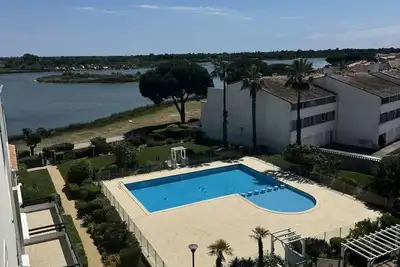 Image de T2 vue lac salonique au Grau du roi